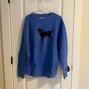 The Black Dog Heavy Weight Crew Sweatshirt- XL Blue